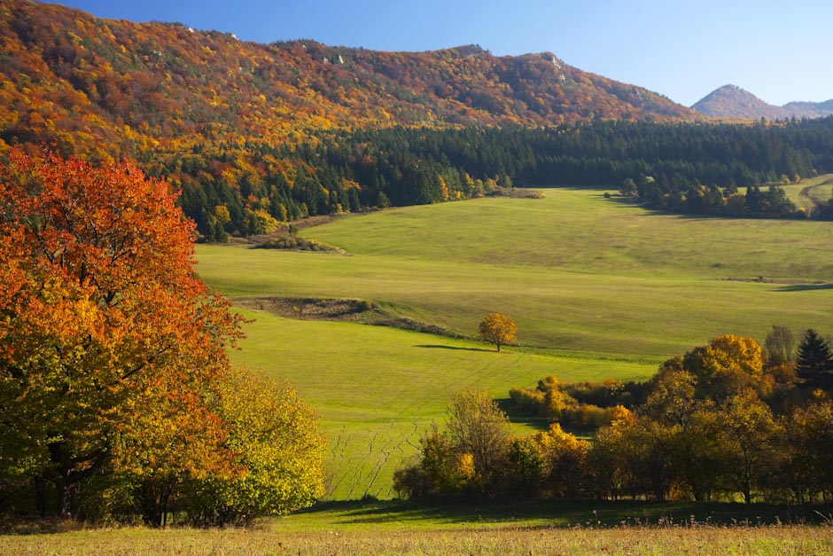 Sulovske vrchy oktober farby