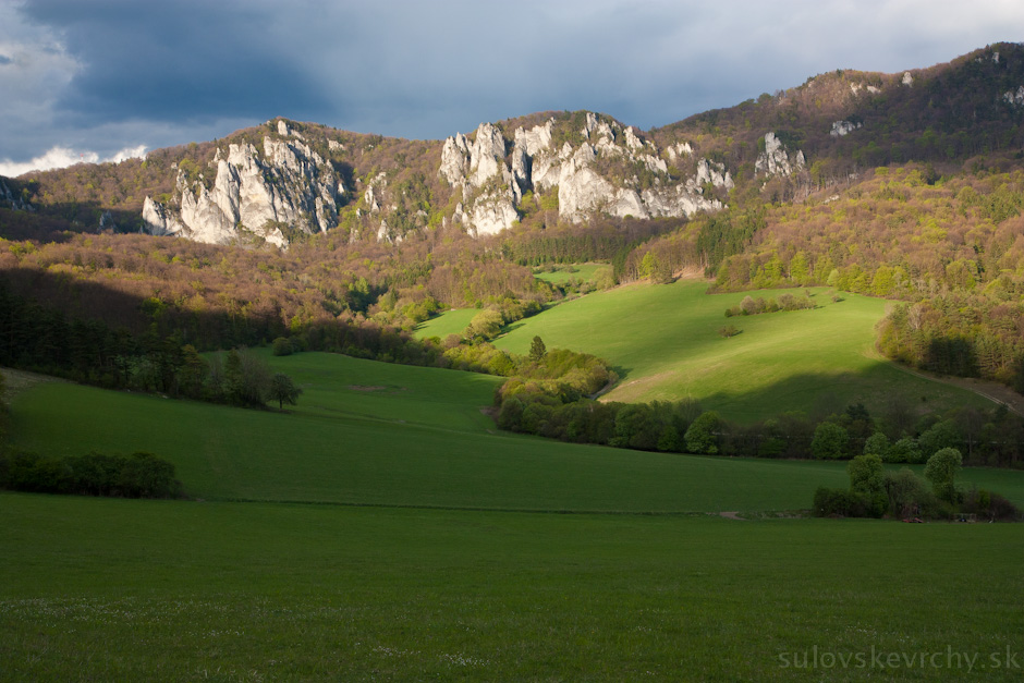 Súľovské skaly apríl