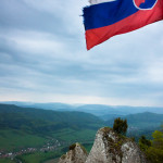 Slovenská vlajka na Žibride, Súľovské vrchy